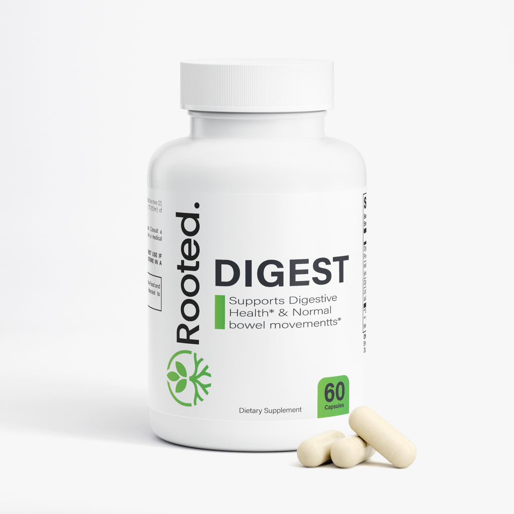 Rooted Digest with Probiotics, Prebiotics & Digestive Enzymes