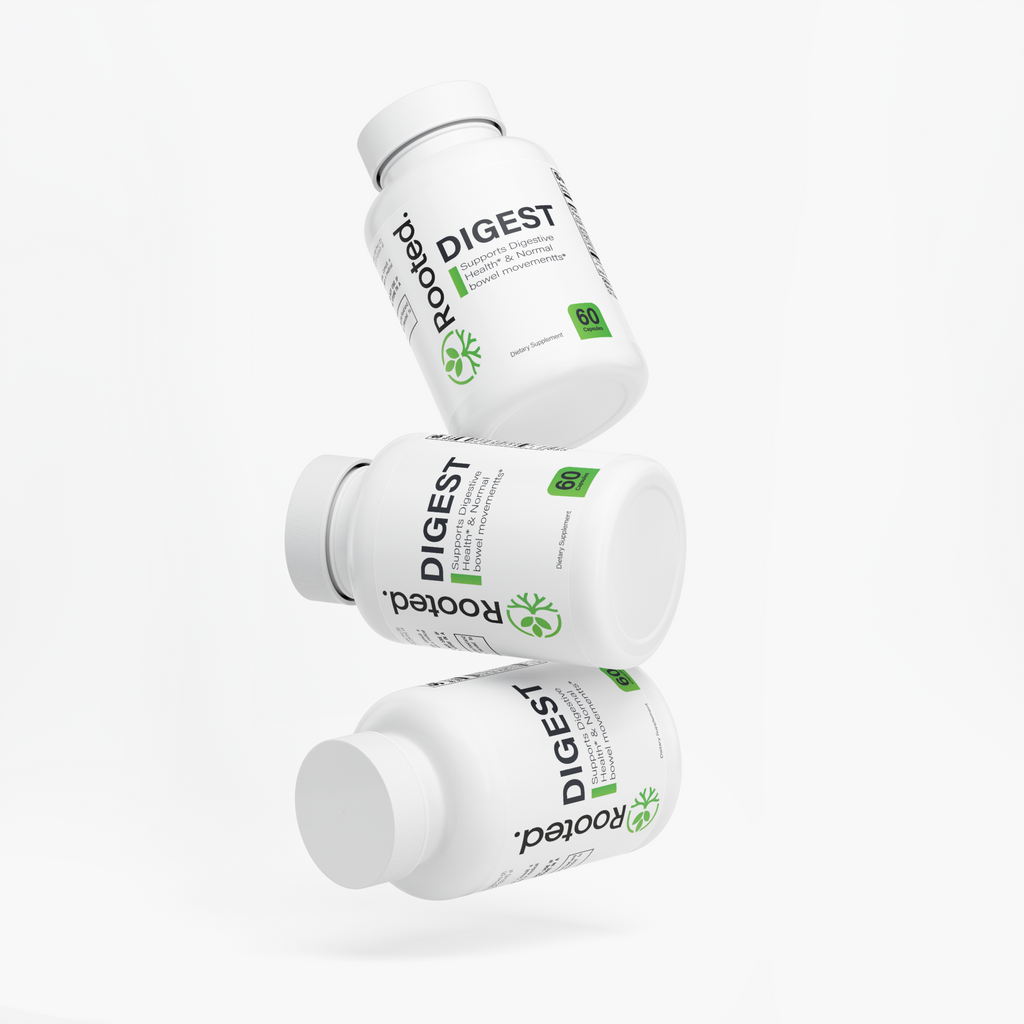 Rooted Digest with Probiotics, Prebiotics & Digestive Enzymes