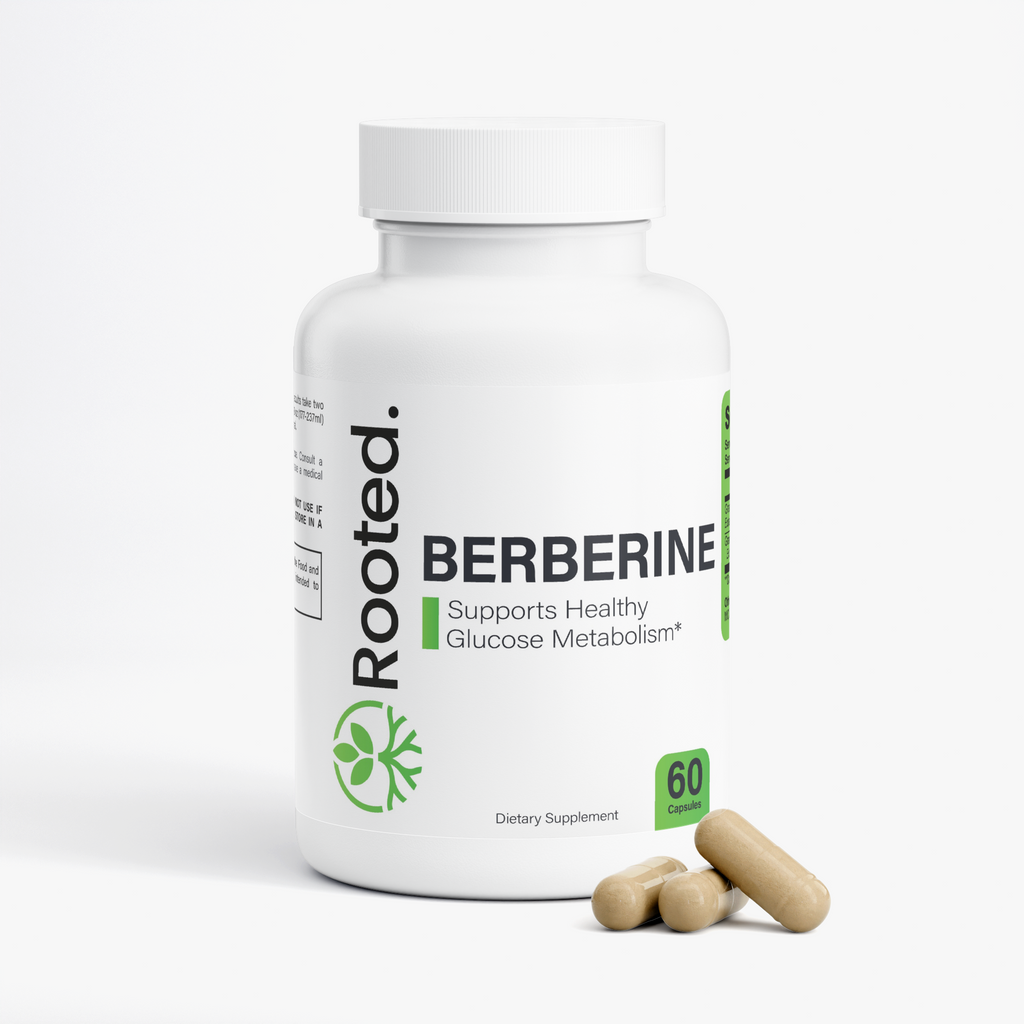 Rooted Berberine 97% Extract for Metabolic & Blood Sugar Support