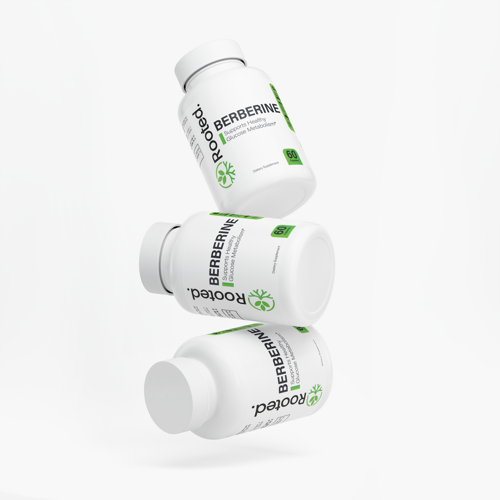 Rooted Berberine 97% Extract for Metabolic & Blood Sugar Support