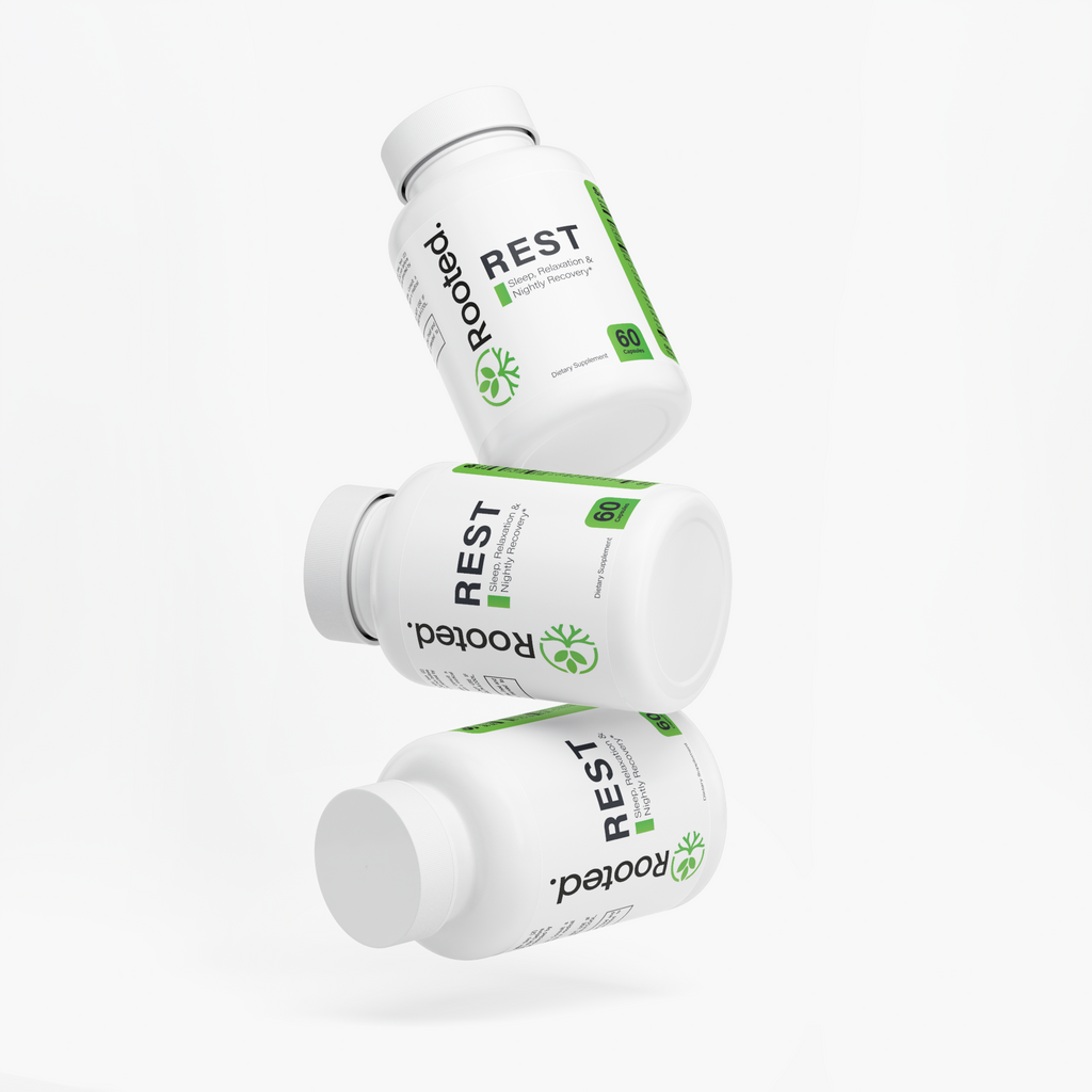 Rooted Rest with Melatonin, Magnesium, GABA & L-Theanine