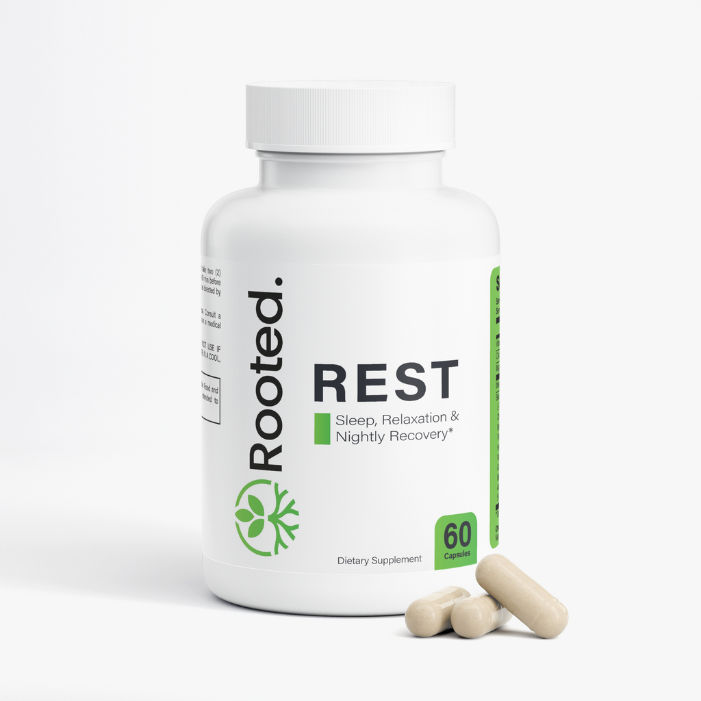 Rooted Rest with Melatonin, Magnesium, GABA & L-Theanine