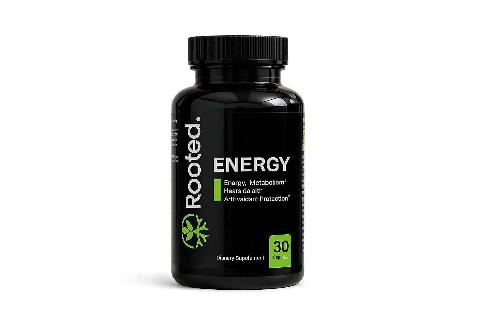 Rooted Energy – Vitamin B12 + CoQ10 Daily Energy Support